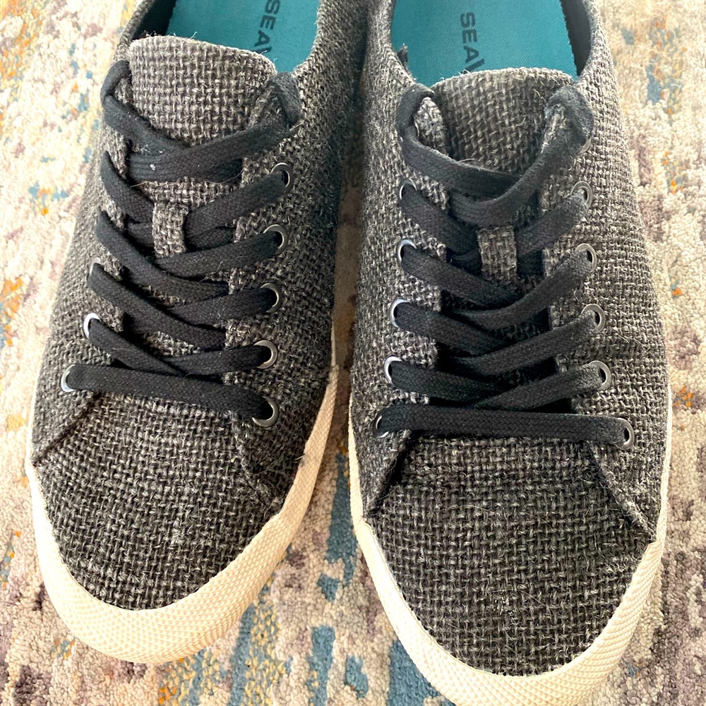 SeaVees Jute and Linen Sneakers